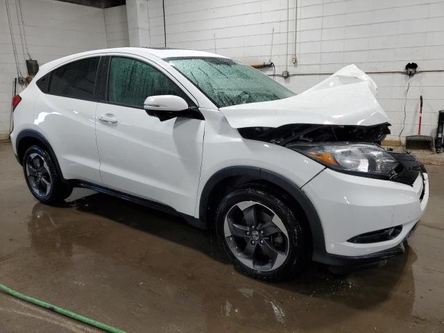 3CZRU6H53JM718505 - 2018 HONDA HR-V EX WHITE photo 4