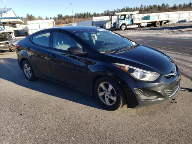 KMHDH4AE9FU388015 - 2015 HYUNDAI ELANTRA SE BLACK photo 4