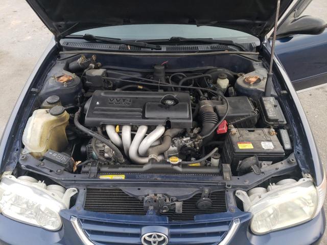 2T1BR12E91C385966 - 2001 TOYOTA COROLLA CE BLUE photo 11