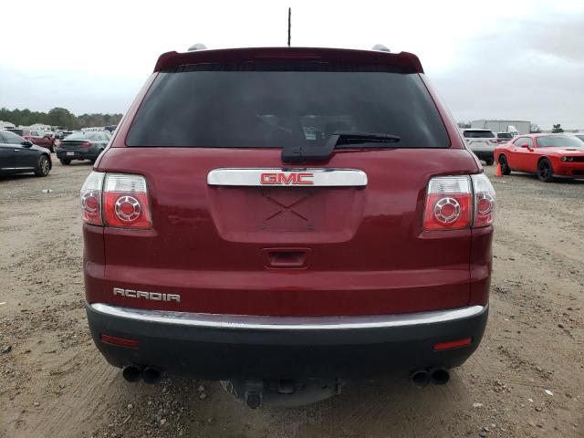 1GKLRKED3AJ165003 - 2010 GMC ACADIA SL BURGUNDY photo 6