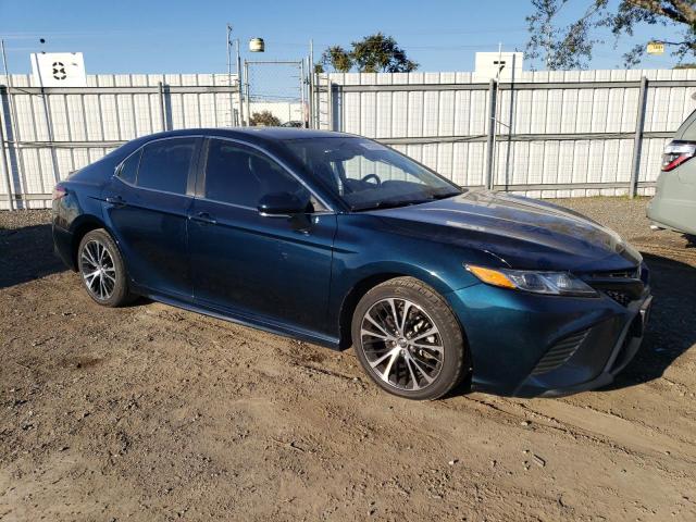 4T1B11HK5KU793742 - 2019 TOYOTA CAMRY L BLUE photo 4