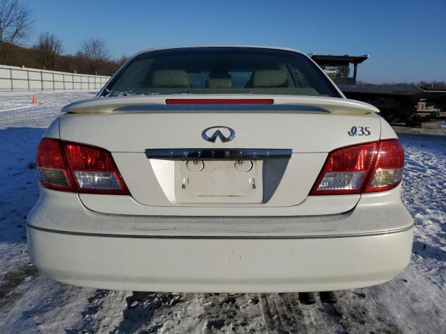 JNKDA31A13T112475 - 2003 INFINITI I35 WHITE photo 6