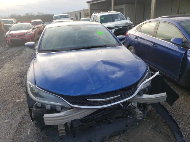 1C3CCCAB0FN543385 - 2015 CHRYSLER 200 LIMITED BLUE photo 5