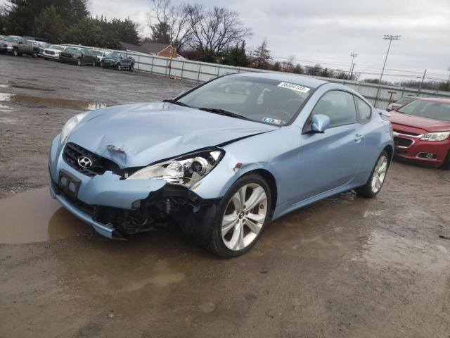 KMHHT6KD1AU011107 - 2010 HYUNDAI GENESIS CO 2.0T BLUE photo 1