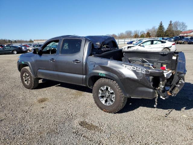 3TMCZ5AN8KM228094 - 2019 TOYOTA TACOMA DOUBLE CAB CHARCOAL photo 2