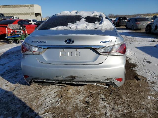 KMHEC4A40CA026887 - 2012 HYUNDAI SONATA HYBRID SILVER photo 6