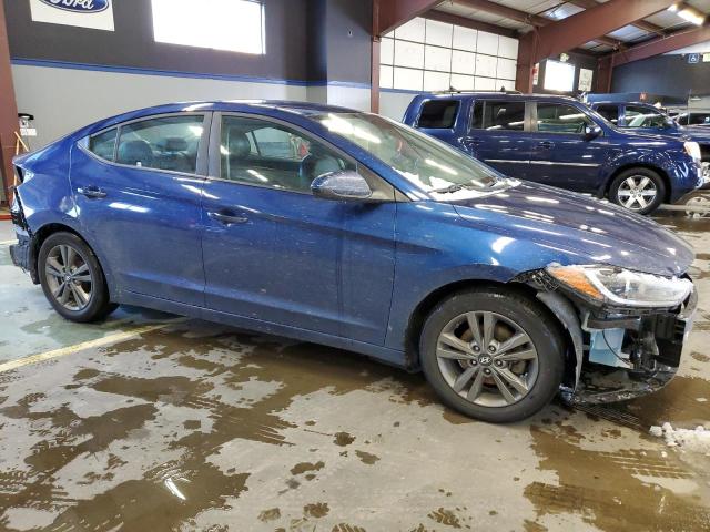 5NPD84LF0HH003464 - 2017 HYUNDAI ELANTRA SE BLUE photo 4