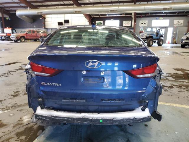 5NPD84LF0HH003464 - 2017 HYUNDAI ELANTRA SE BLUE photo 6