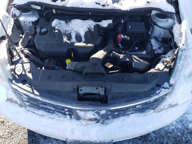 3N1BC13E08L384294 - 2008 NISSAN VERSA S WHITE photo 11