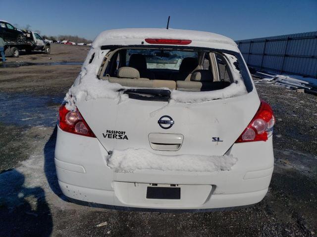 3N1BC13E08L384294 - 2008 NISSAN VERSA S WHITE photo 6