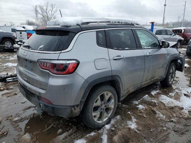3C4NJDCB9KT664052 - 2019 JEEP COMPASS LIMITED GRAY photo 3