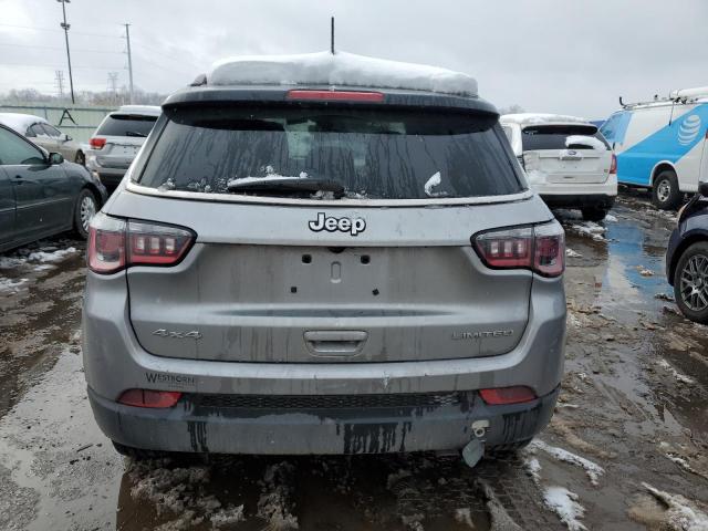 3C4NJDCB9KT664052 - 2019 JEEP COMPASS LIMITED GRAY photo 6