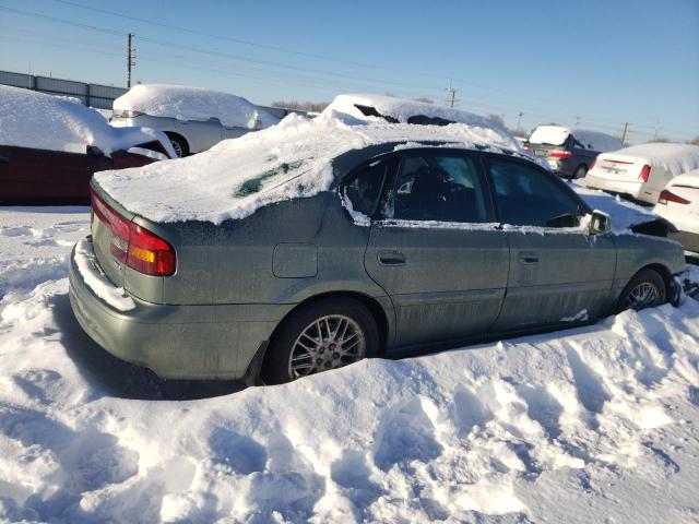 4S3BE635537211288 - 2003 SUBARU LEGACY L GREEN photo 3