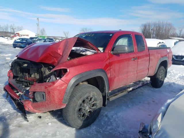 3TYSX5EN0MT004448 - 2021 TOYOTA TACOMA ACCESS CAB Қызыл фото 1