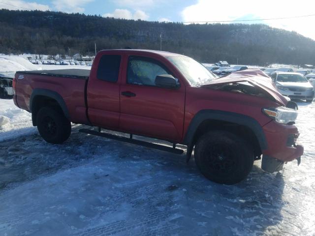 3TYSX5EN0MT004448 - 2021 TOYOTA TACOMA ACCESS CAB RED photo 4