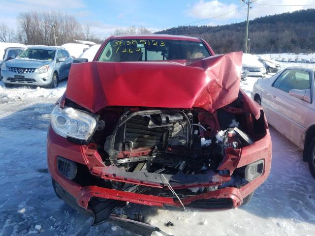 3TYSX5EN0MT004448 - 2021 TOYOTA TACOMA ACCESS CAB Қызыл фото 5