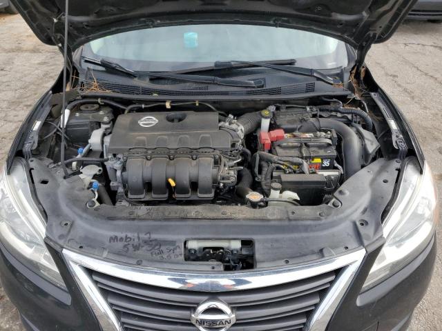 3N1AB7AP3DL707382 - 2013 NISSAN SENTRA S BLACK photo 11