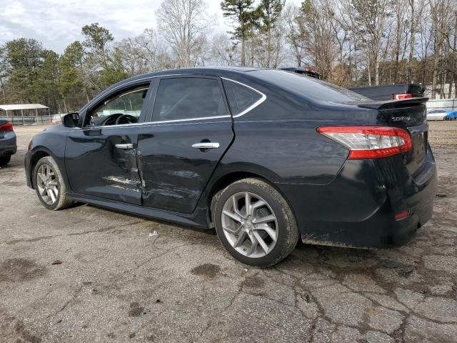 3N1AB7AP3DL707382 - 2013 NISSAN SENTRA S BLACK photo 2