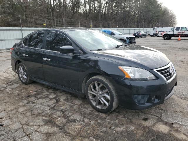 3N1AB7AP3DL707382 - 2013 NISSAN SENTRA S BLACK photo 4