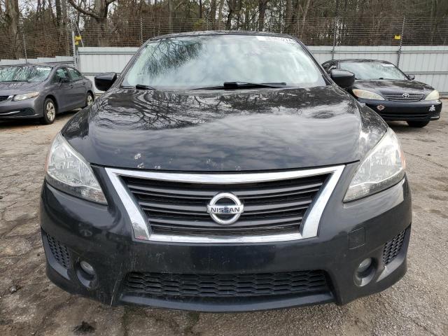 3N1AB7AP3DL707382 - 2013 NISSAN SENTRA S BLACK photo 5