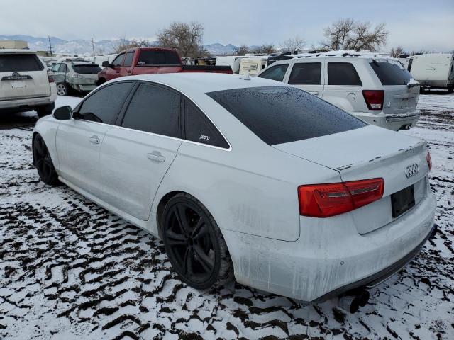 WAUF2AFC3DN032698 - 2013 AUDI S6 WHITE photo 2