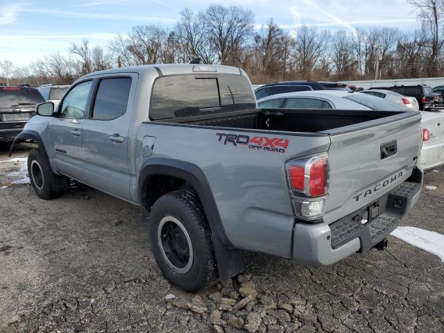 3TMCZ5AN4MM381610 - 2021 TOYOTA TACOMA DOUBLE CAB GRAY photo 2