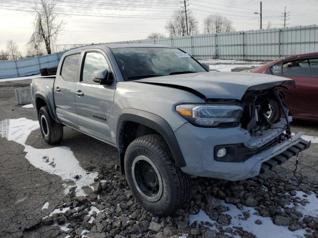 3TMCZ5AN4MM381610 - 2021 TOYOTA TACOMA DOUBLE CAB GRAY photo 4