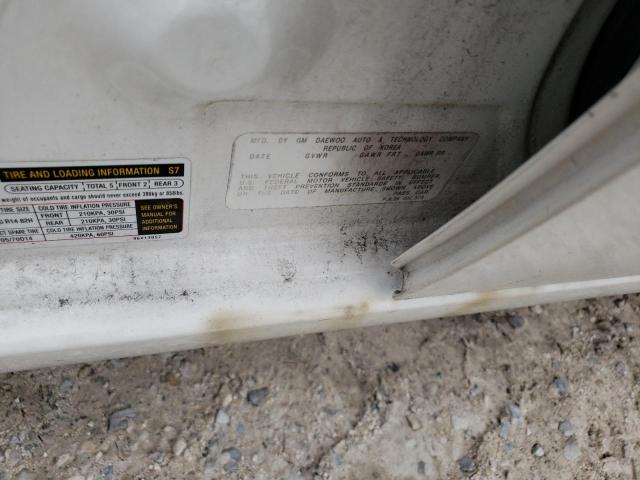 KL1TJ52654B159347 - 2004 CHEVROLET AVEO LS 白色 照片 12