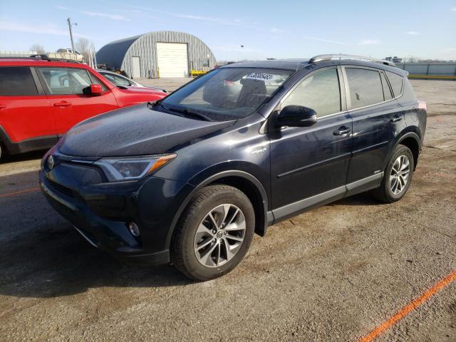 JTMRJREVXJD168154 - 2018 TOYOTA RAV4 HV LE BLACK photo 1