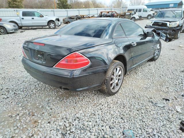 WDBSK75F15F086673 - 2005 MERCEDES-BENZ SL 500 BLACK photo 4