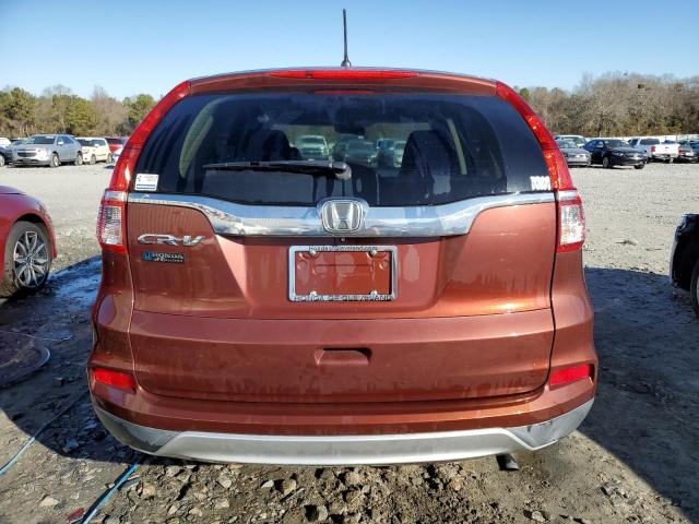 2HKRM3H5XFH511238 - 2015 HONDA CR-V EX ORANGE photo 6