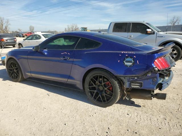 1FA6P8TH0G5298798 - 2016 FORD MUSTANG BLUE photo 2