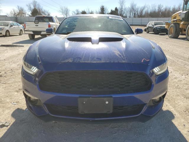 1FA6P8TH0G5298798 - 2016 FORD MUSTANG BLUE photo 5