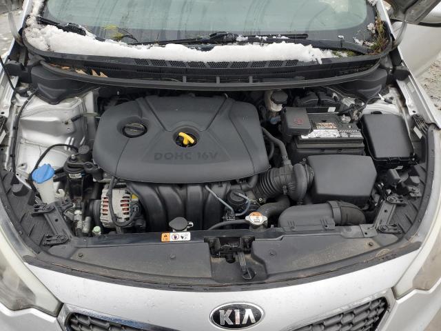 KNAFK4A6XF5435227 - 2015 KIA FORTE LX SILVER photo 11