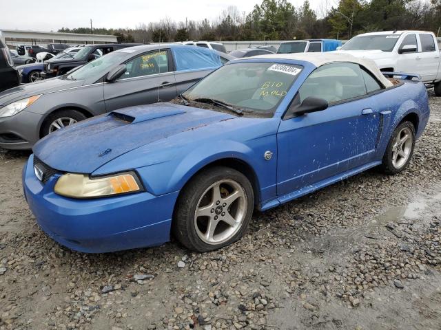 1FAFP45X84F206064 - 2004 FORD MUSTANG GT BLUE photo 1