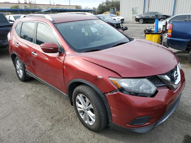 KNMAT2MV3FP556171 - 2015 NISSAN ROGUE S RED photo 4