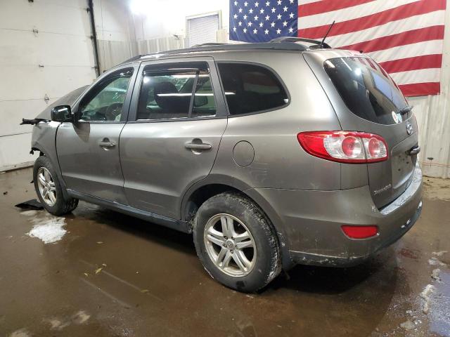 5XYZGDAB3CG163220 - 2012 HYUNDAI SANTA FE GLS GRAY photo 2