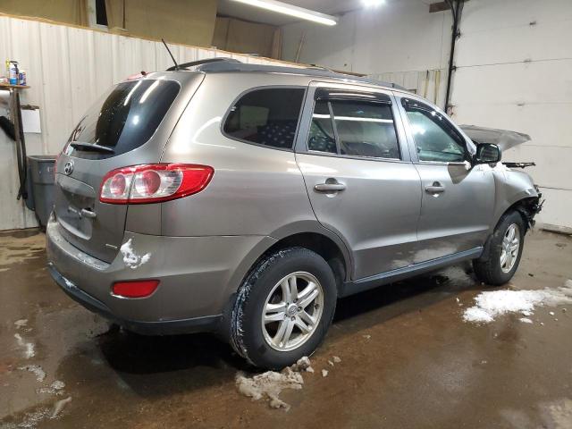 5XYZGDAB3CG163220 - 2012 HYUNDAI SANTA FE GLS GRAY photo 3