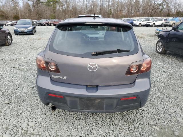 JM1BK143171693307 - 2007 MAZDA 3 HATCHBACK GRAY photo 6