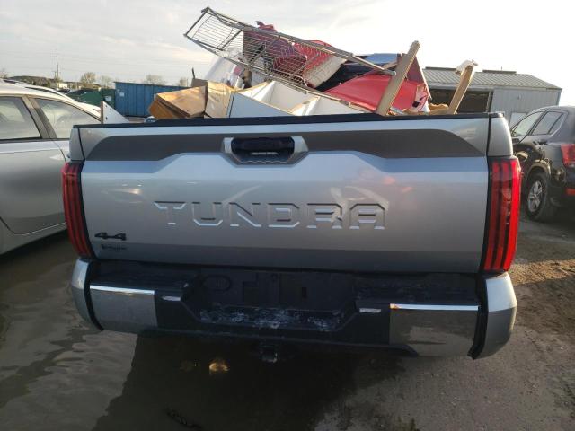 5TFLA5DA8PX063259 - 2023 TOYOTA TUNDRA DOUBLE CAB SR SILVER photo 6