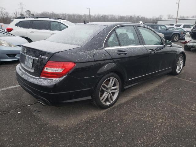 WDDGF8AB4DG104585 - 2013 MERCEDES-BENZ C 300 4MATIC BLACK photo 3