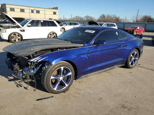 1FA6P8AM6F5329969 - 2015 FORD MUSTANG BLUE photo 1