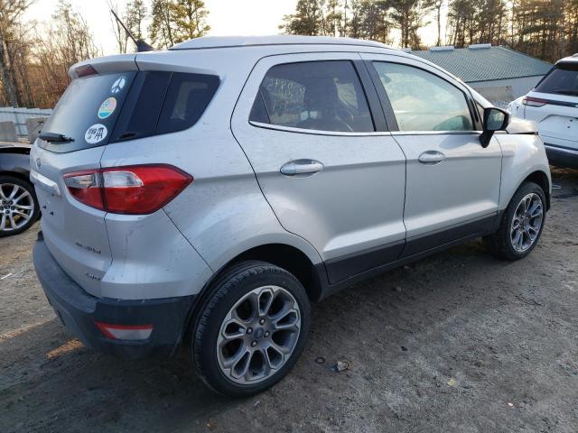 MAJ6S3KL8KC279606 - 2019 FORD ECOSPORT TITANIUM SILVER photo 3