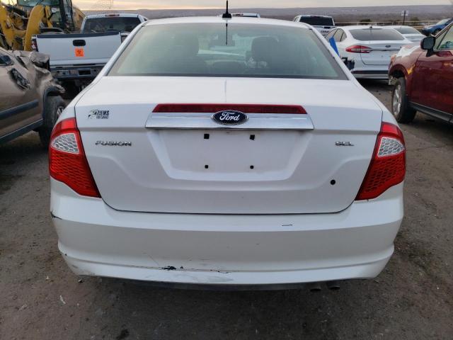 3FAHP0JA0CR178314 - 2012 FORD FUSION SEL WHITE photo 6