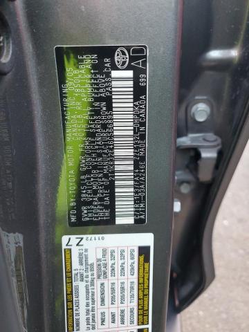 2T1KR32E46C566895 - 2006 TOYOTA COROLLA MA XR GRAY photo 12