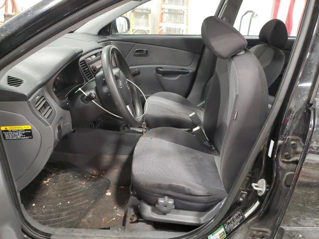 KNADH4A39B6913847 - 2011 KIA RIO BASE BLACK photo 7