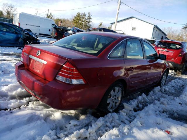 1MEFM40176G606506 - 2006 MERCURY MONTEGO LUXURY RED photo 3