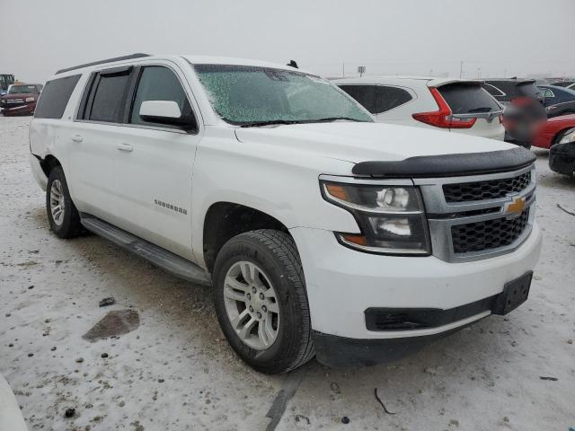 1GNSCJKC1FR295361 - 2015 CHEVROLET SUBURBAN C1500 LT WHITE photo 4