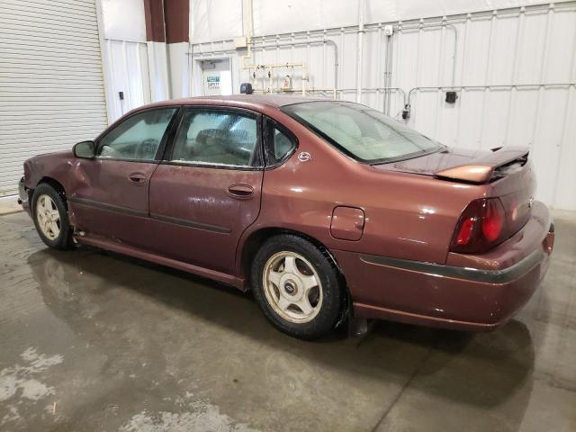 2G1WH55KXY9348229 - 2000 CHEVROLET IMPALA LS BROWN photo 2