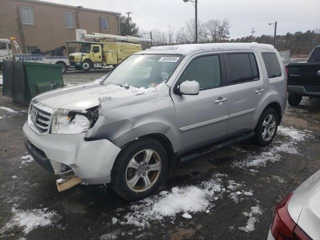 5FNYF4H52CB025688 - 2012 HONDA PILOT EXL SILVER photo 1